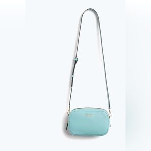 NWOT - Kate Spade Leather Shoulder Bag, Light Blue